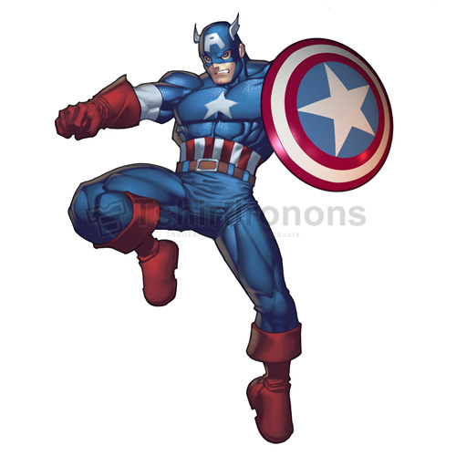 Captain America T-shirts Iron On Transfers N4471